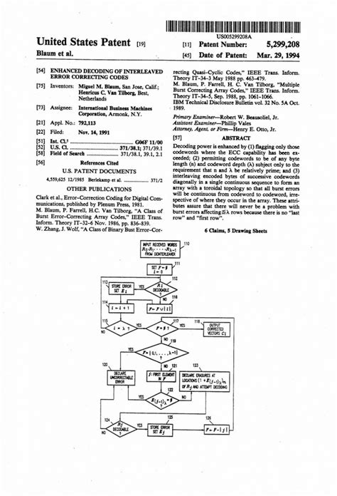 patent_CEO_review_reed_solomon_burst_error